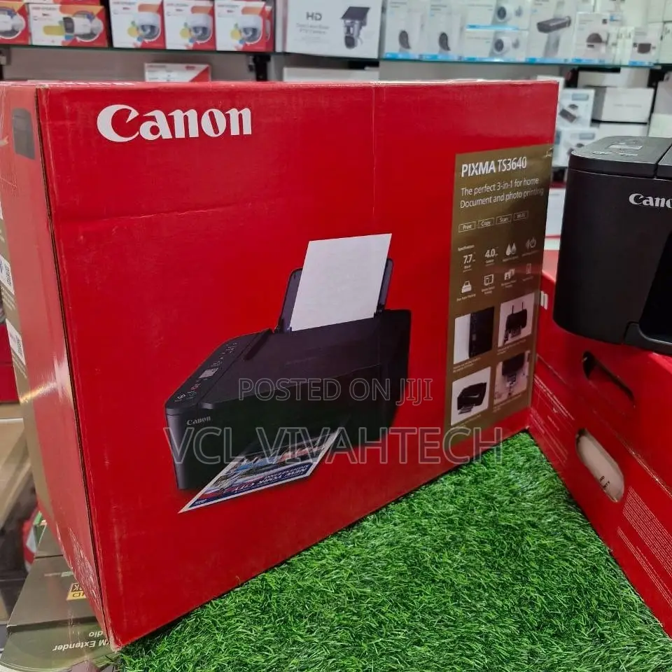 Canon Pixma Ts3640 3-in-1 Wireless Multifunction