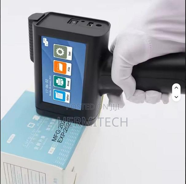 Expiry Barcode Inkjet Handheld Printer Printing Date Encoder - main view
