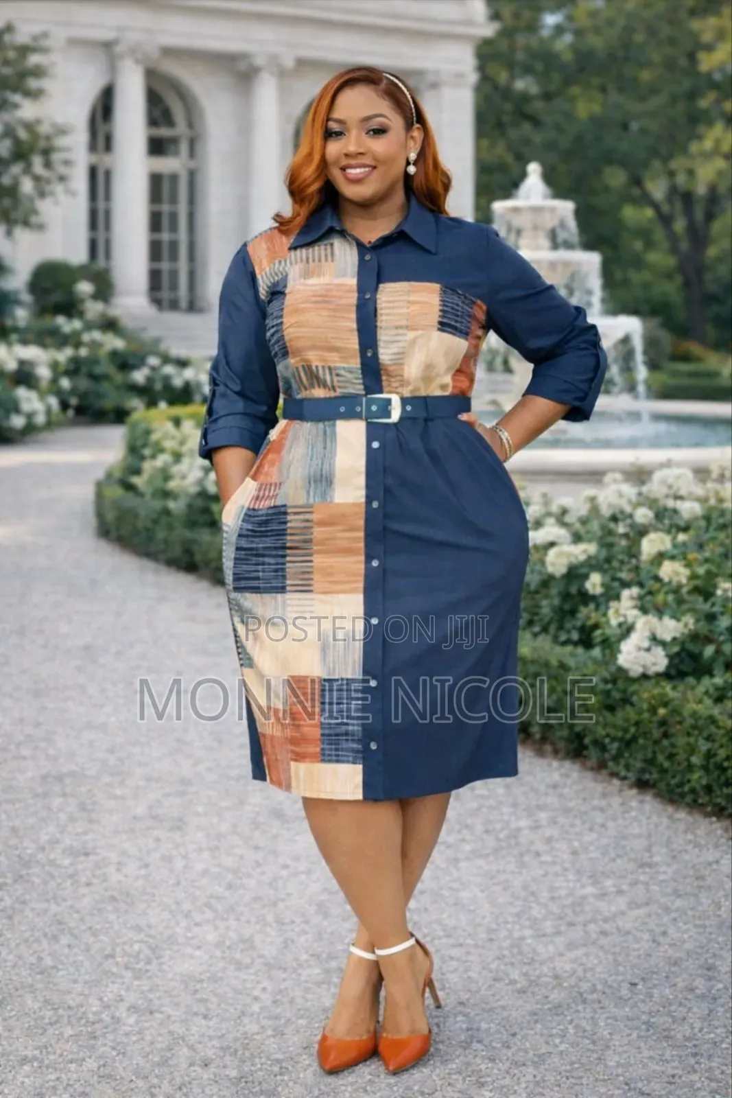 Classy Yellow Shirt Dress