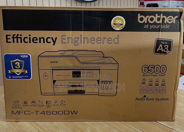 Brother MFC-T4500dw A3 Inkjet Multi-Function Printer - main view