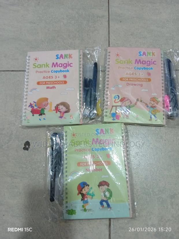 Sank Magic Practice Book Set - Reusable Calligraphy Writing Books - thumbnail 3