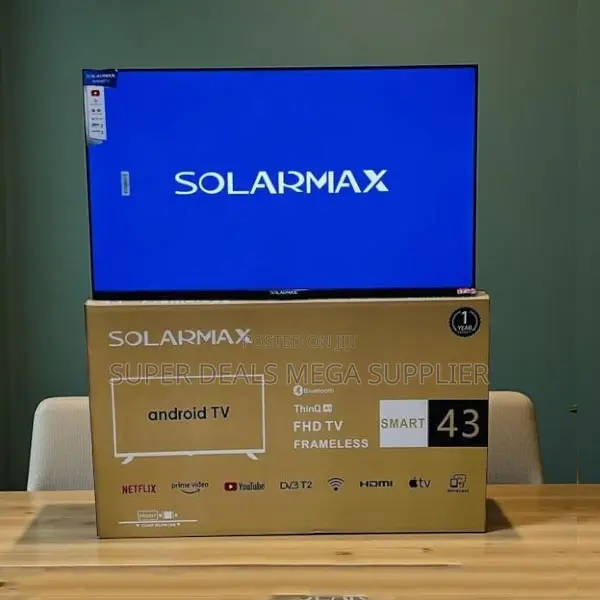 Solarmax 43 Inch Qled Smart Android Tv Wifi Netflix Youtube