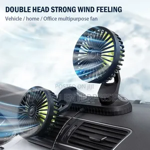 Dual Head Car Fan