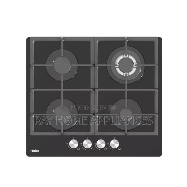 4haierbuilt-in Cooker Hob-S460fbt Premiumblack Tempered Glassgas Hob