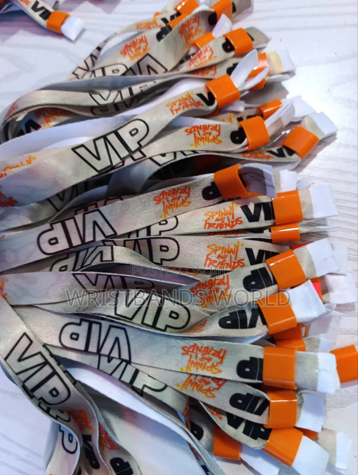 Fabric Wristbands for Events!