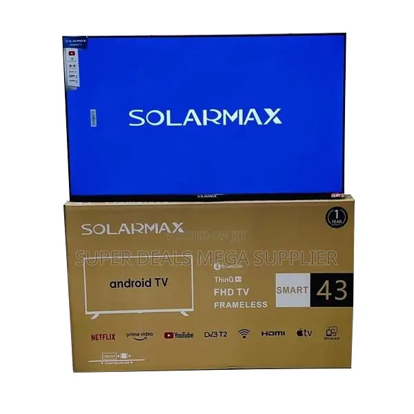 Solarmax 43 Inch Qled Smart Android Tv Bluetooth Wifi Support
