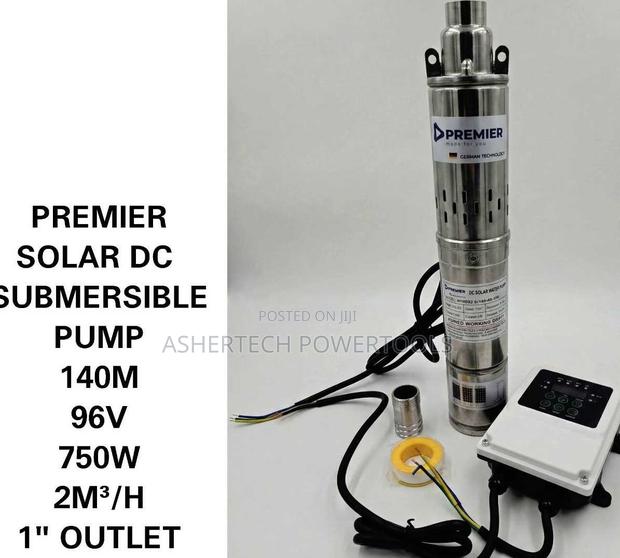 Premier Solar Dc Submersible Pump 140m 750w - main view