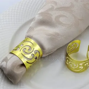 Napkin Golden or Silver Rings Now Available
