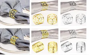 Napkin Golden or Silver Rings Now Available