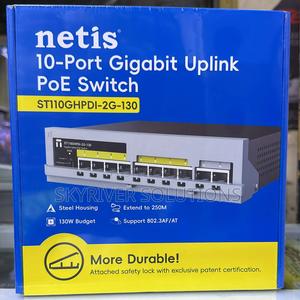 Netis 8 Port Gigabit Uplink Poe Switch St110ghpd1-2g- 130