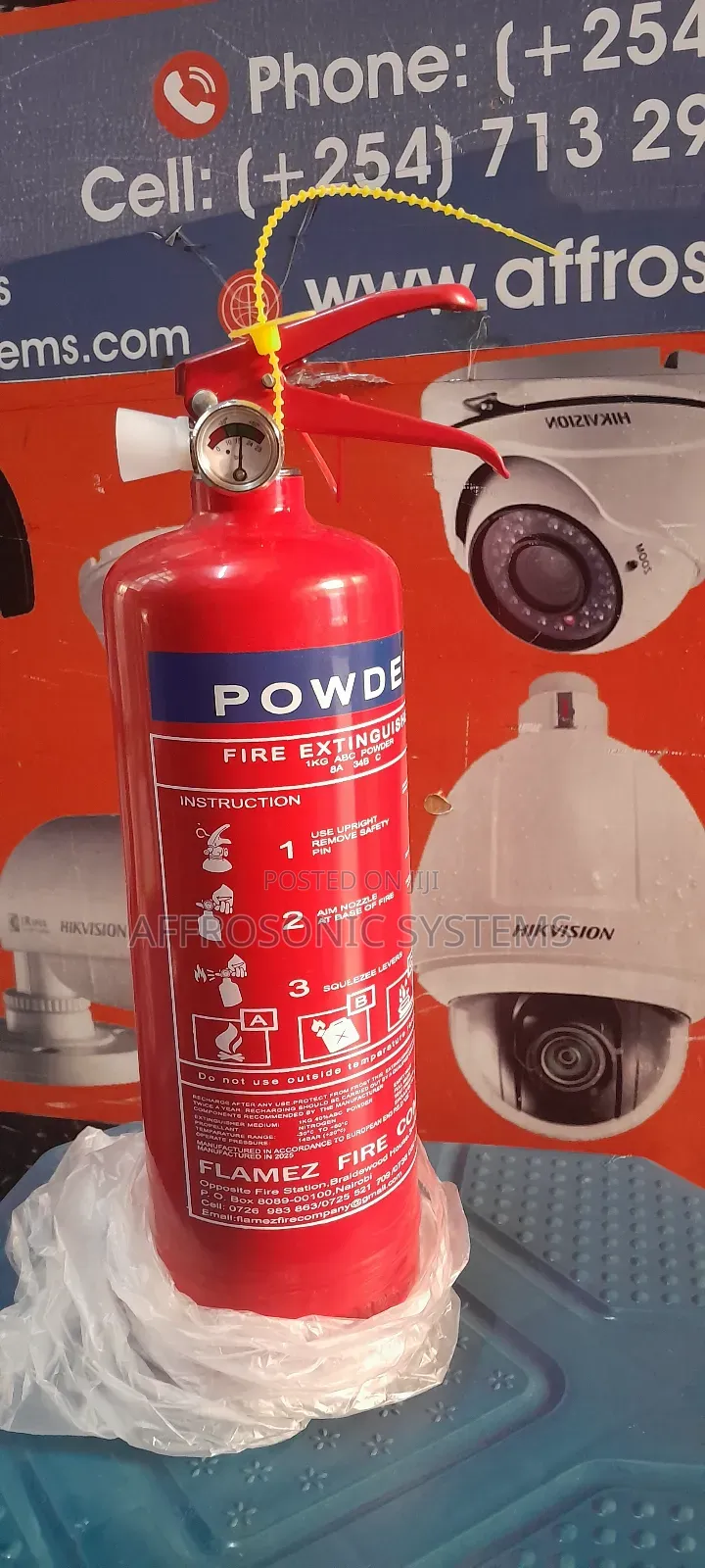 1kg Dry Chemical Powder Fire Extinguisher