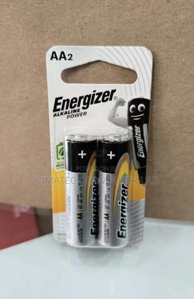 Energizer Aa Alkaline 2 Pack Yellow Card Battery
