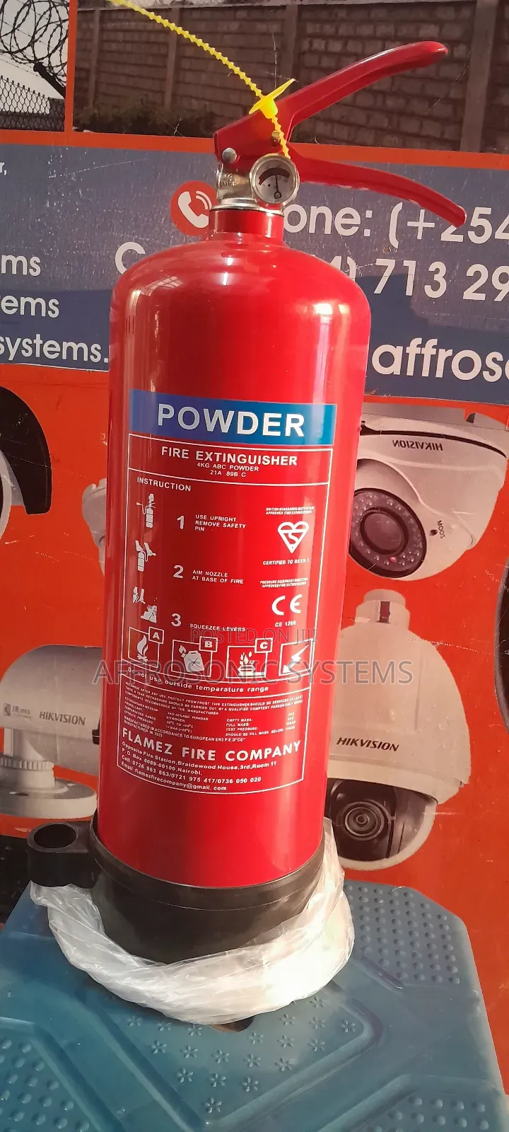 4kg Dry Chemical Powder Fire Extinguisher
