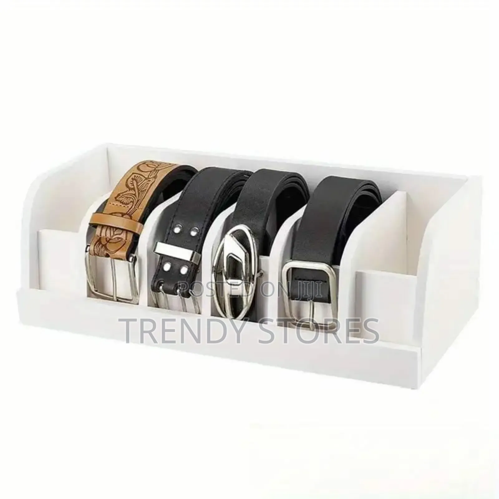 Bamboo Belt Organizer