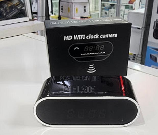 Clock Camera Wireless Secret Wifi Micro Cam 1080p Hd