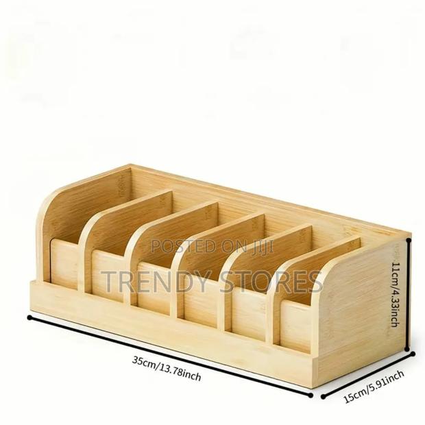 Bamboo Belt Organizer - main view