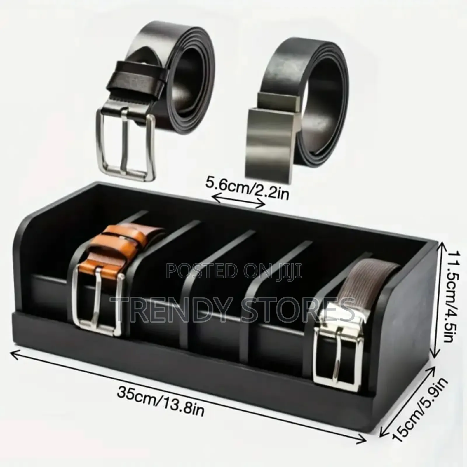 Bamboo Belt Organizer