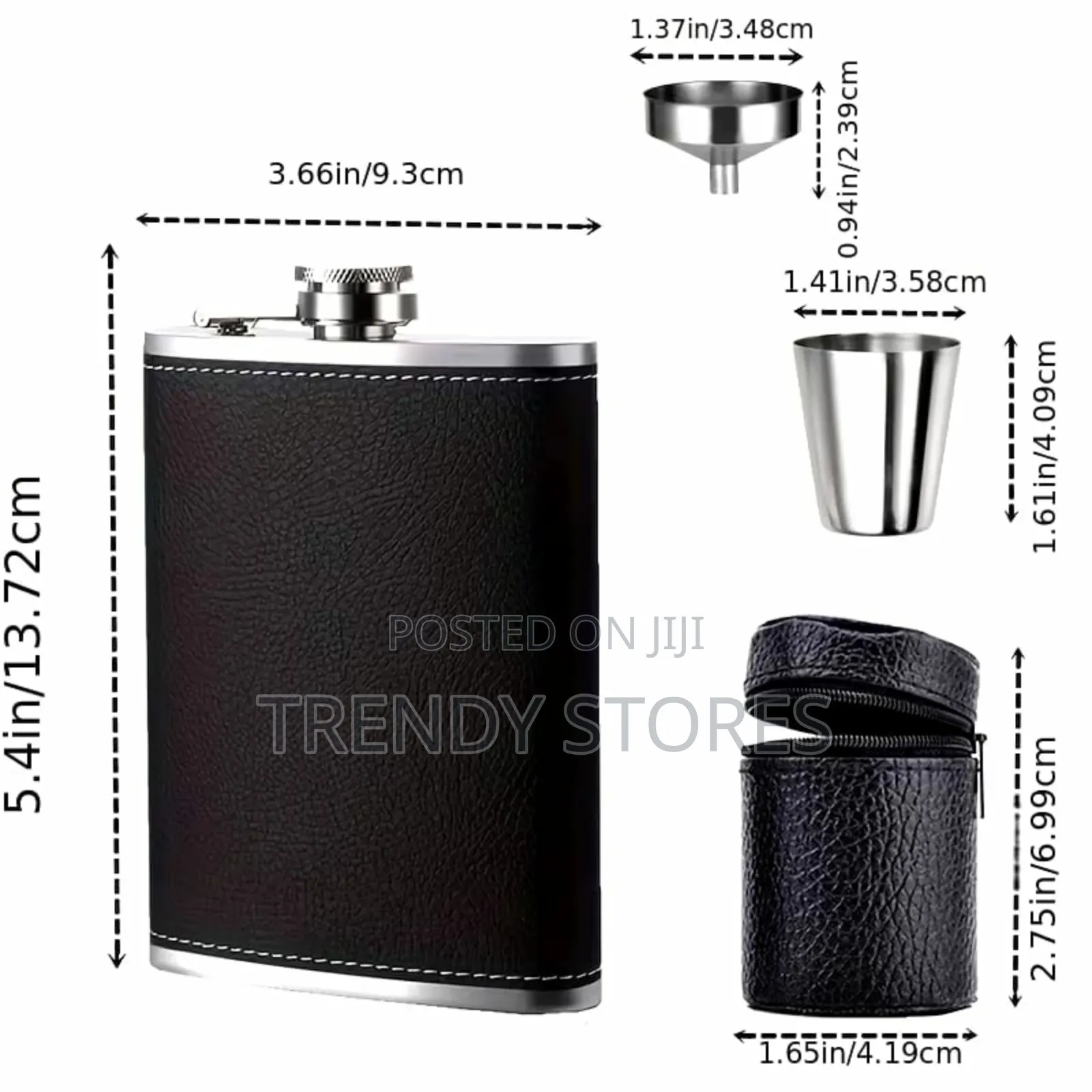 Whiskey Flask Gift Set