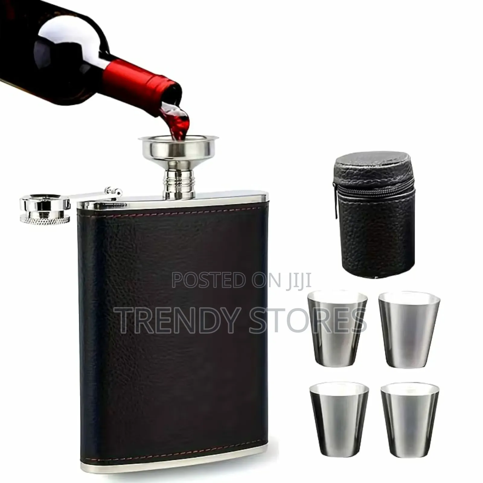 Whiskey Flask Gift Set