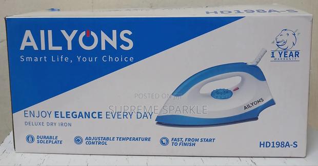 Ailyons Delux Dry Iron Hd198a-S