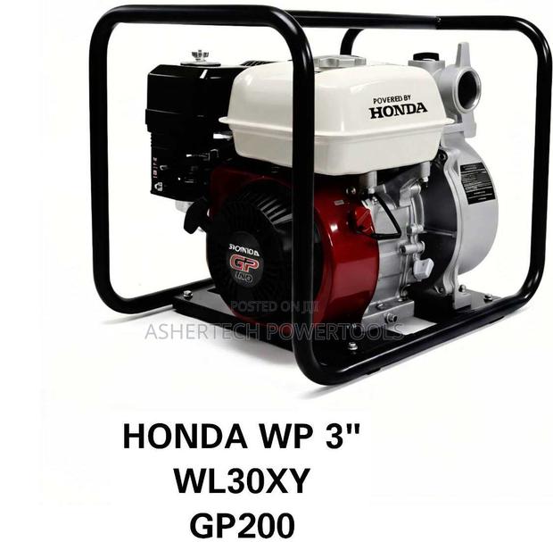 Honda 3" Wl30xy Water Pump Powered by a Gp200 4-Stroke Engine.