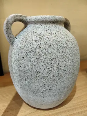 Dual Ear Handle Ancient Greek Vase Style Indoor Ceramic Pot