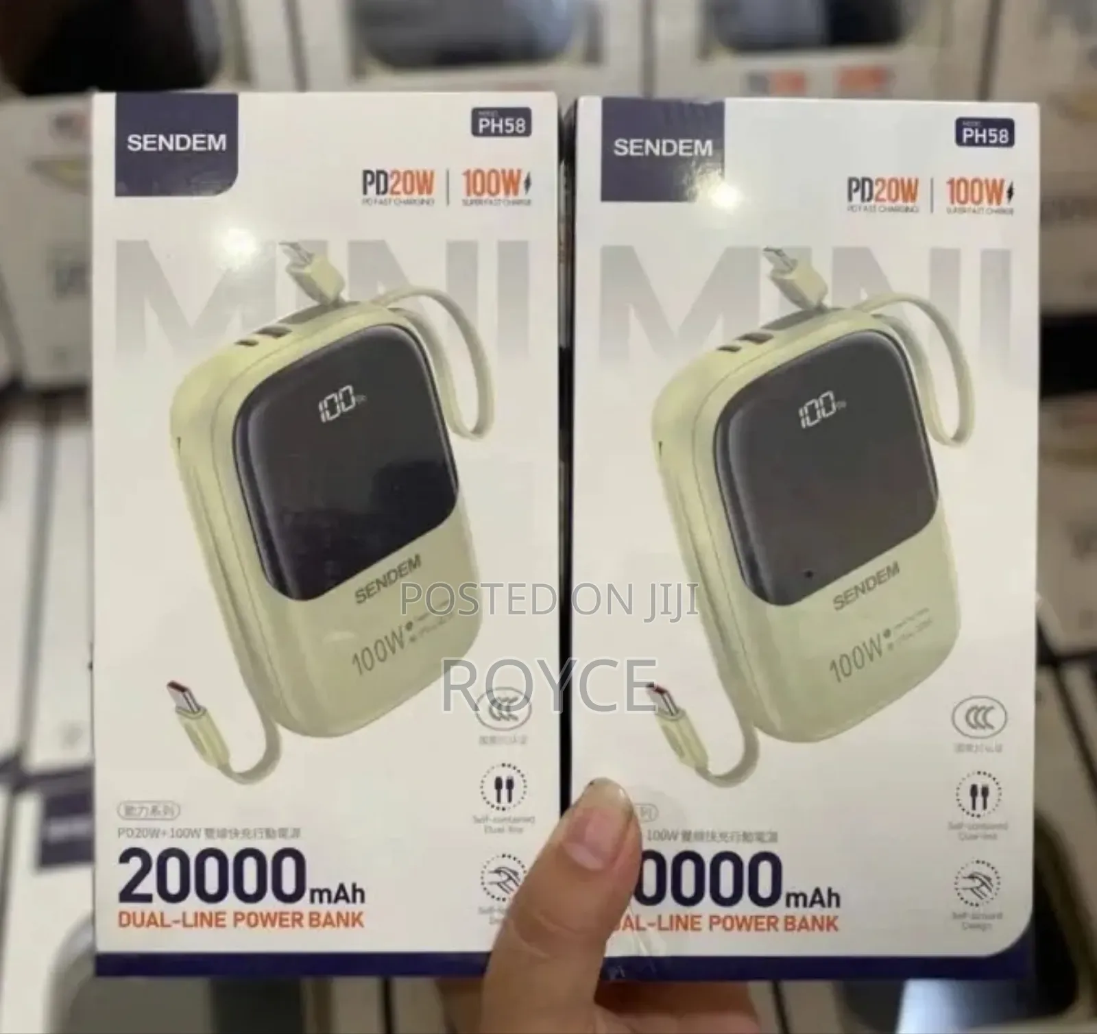 20000mah Full Capacity Power Bank
