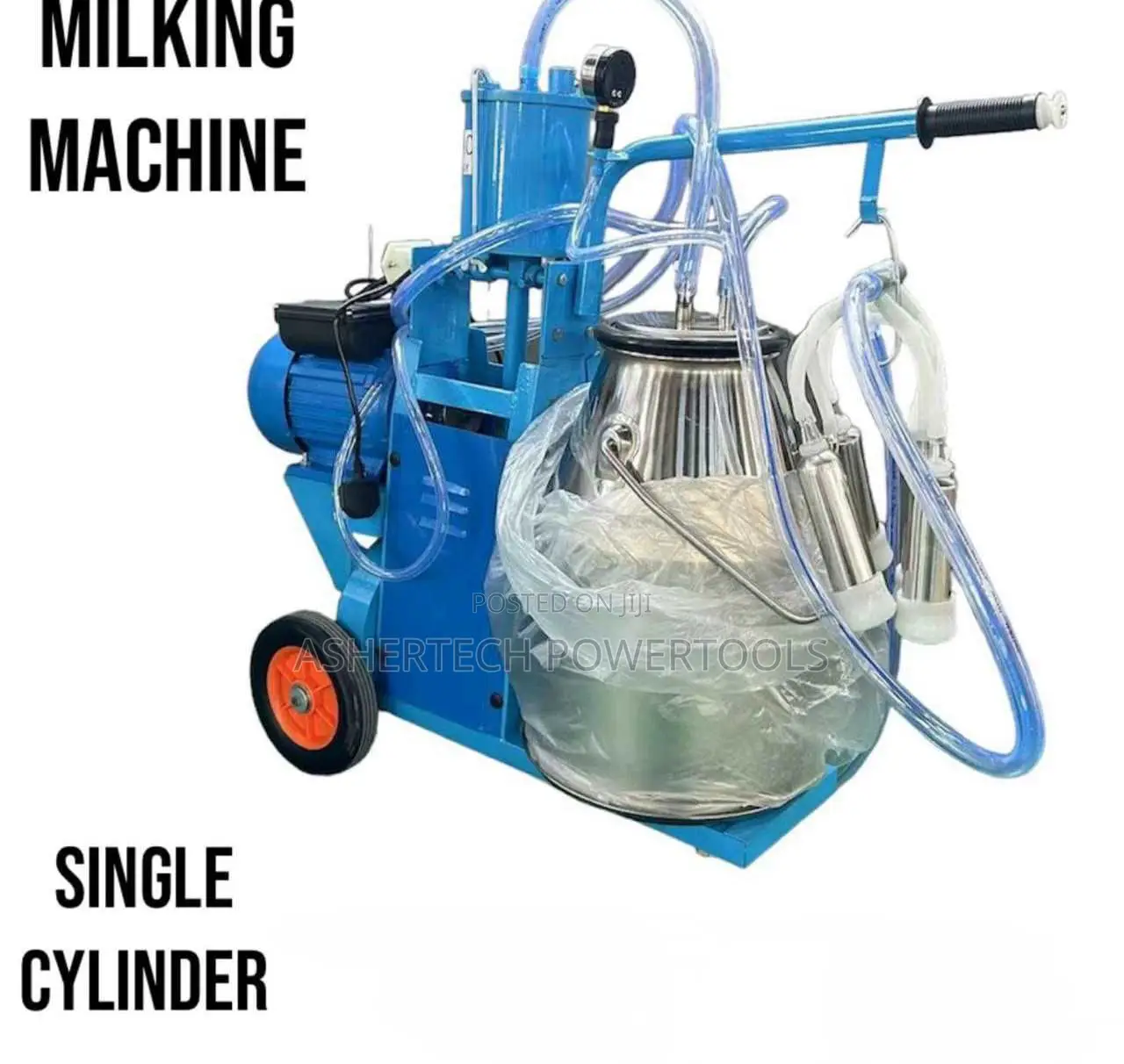 Portable Single-Cylinder Milking Machine