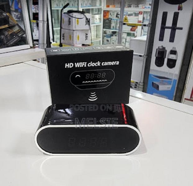 Mini Clock Camera Wireless Secret Wifi Micro Camera Table Clock - main view