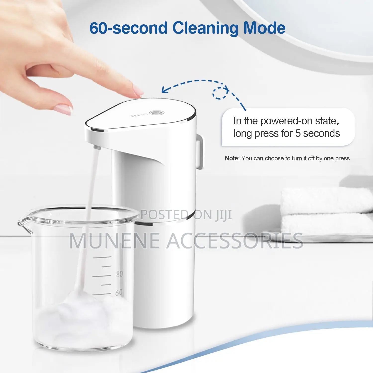 Automatic Touchless Foaming Hand Soap Dispenser 350ml Usb Rechargeable