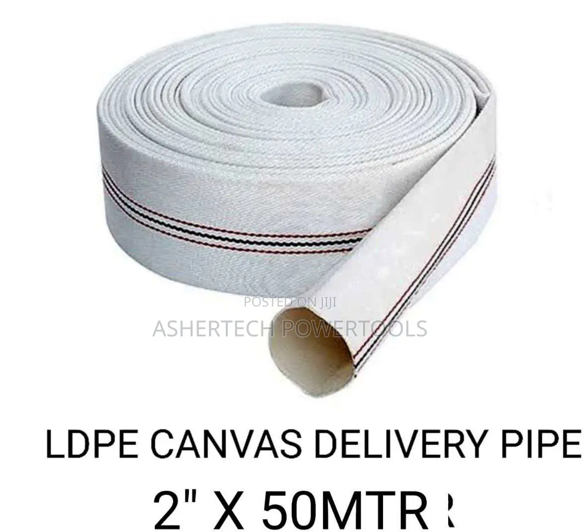 Ldpe Canvas Delivery Hose Pipe With a 2-Inch Diameter 50m