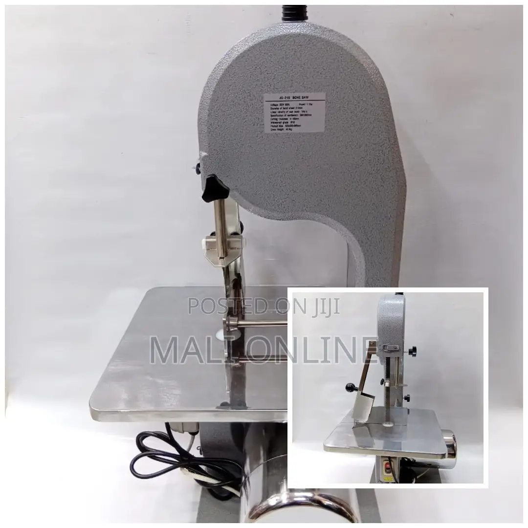 JGJ-210 Commercial Bone Saw Machine Electric Meat Cutter Heavy Duty
