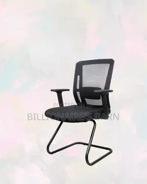 Black Visitor Chair | Without the Drama | Powder-Coated Steel