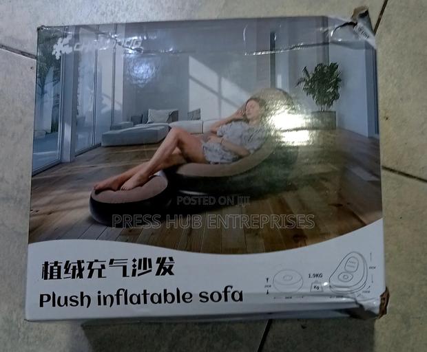 Plush Inflatable Sofa" - main view