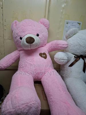 100cm Pink Classy Fancy Teddy Bear. - main view