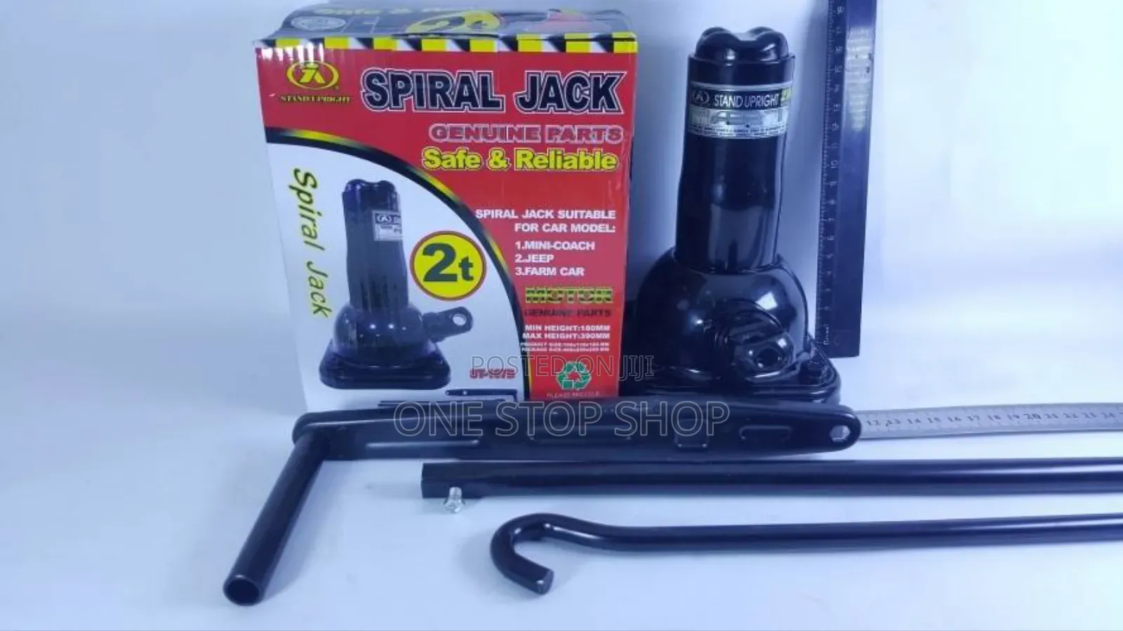2ton Spiral Jack With Handles