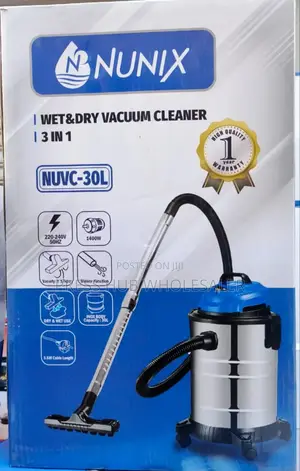 Nunix Nuvc-30l 3-in-1 Wet and Dry Vacuum Cleaner. 