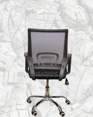 Black Compact Ergonomic Chair | Adjustable for Different Desk Heights