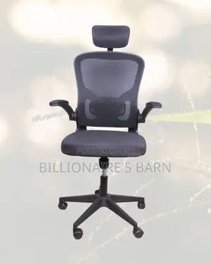 Grey Ergonomic Mesh Chair | Adjustable for Different Desk Heights |
