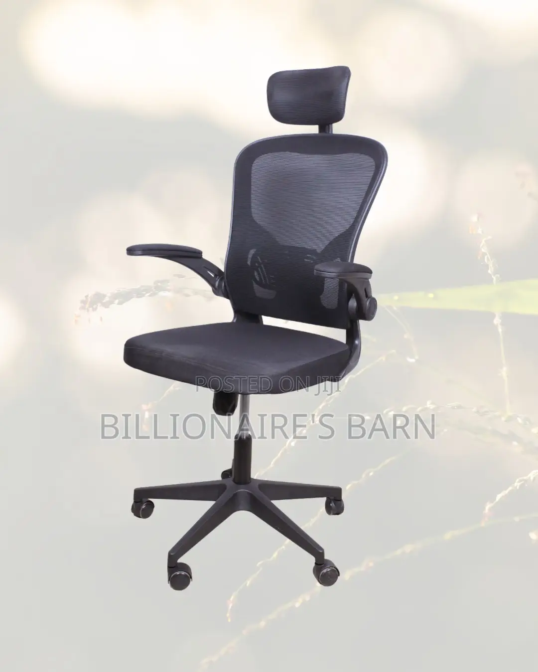 Grey Ergonomic Mesh Chair | Adjustable for Different Desk Heights |