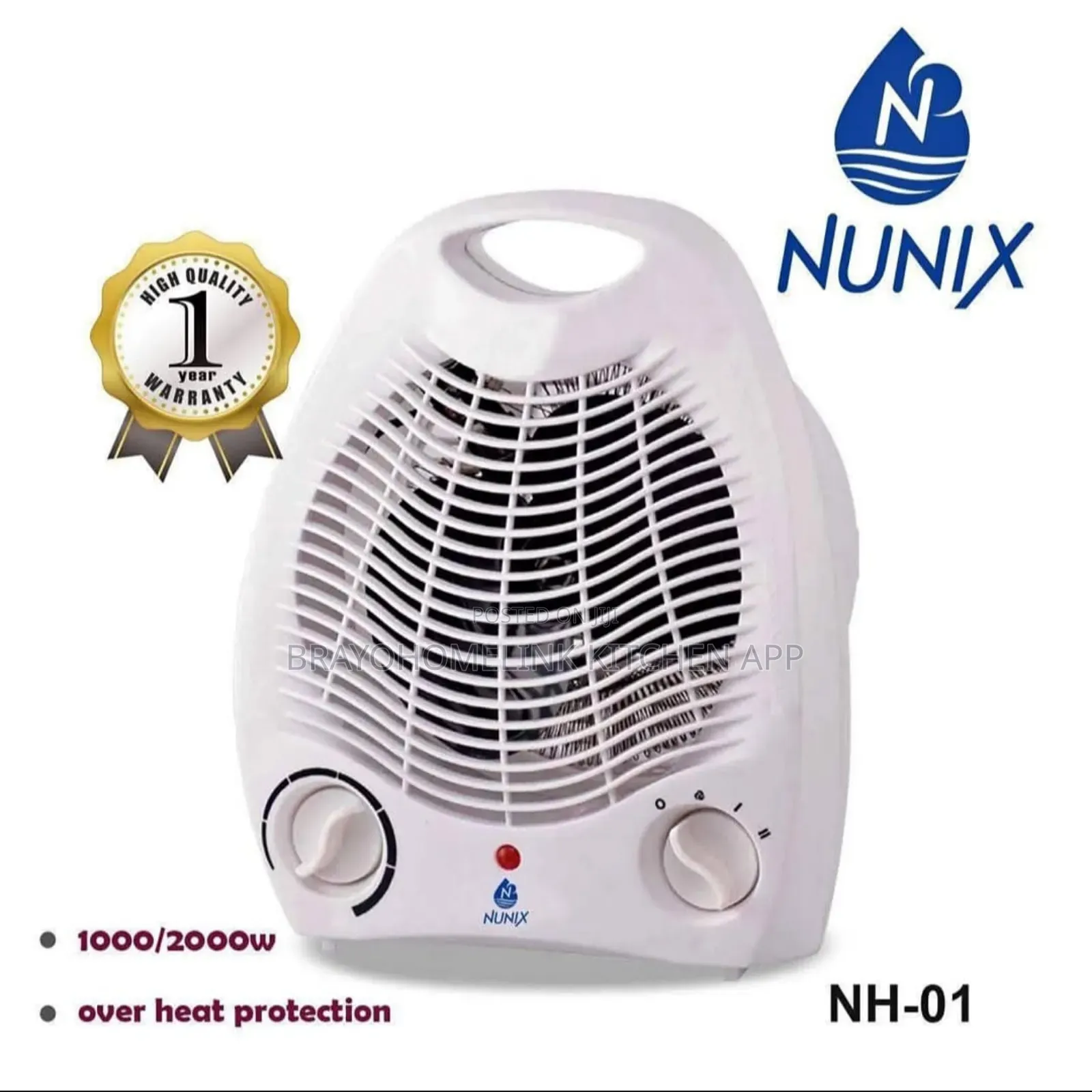 Nunix Fan Room Heater