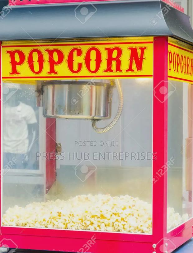 Commercial Electric Popcorn Maker Machine" - main view