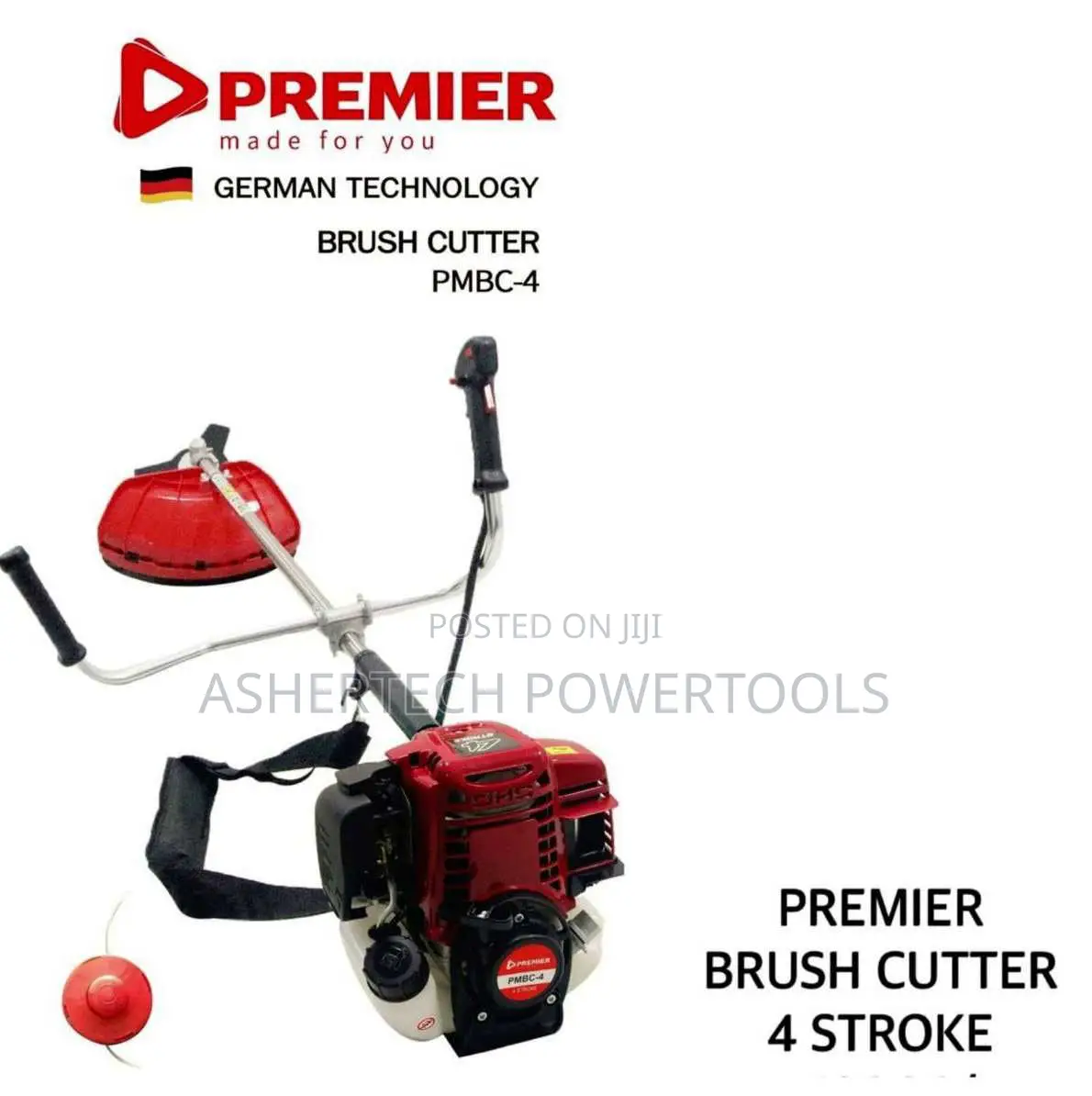 Premier PMBC-4 4-Stroke Brush Cutter.