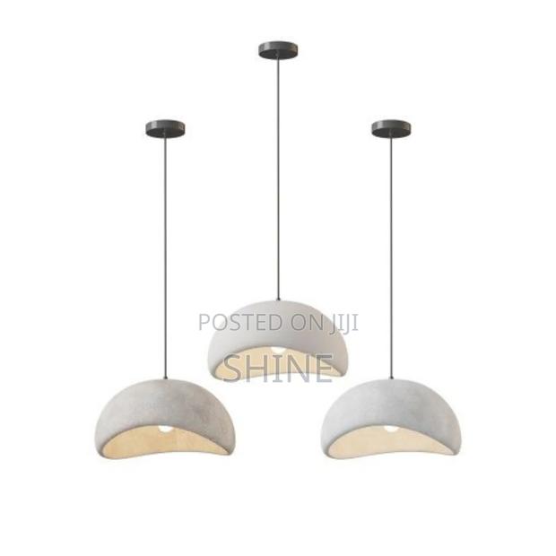 Mushroom Like Pendant Lights - main view