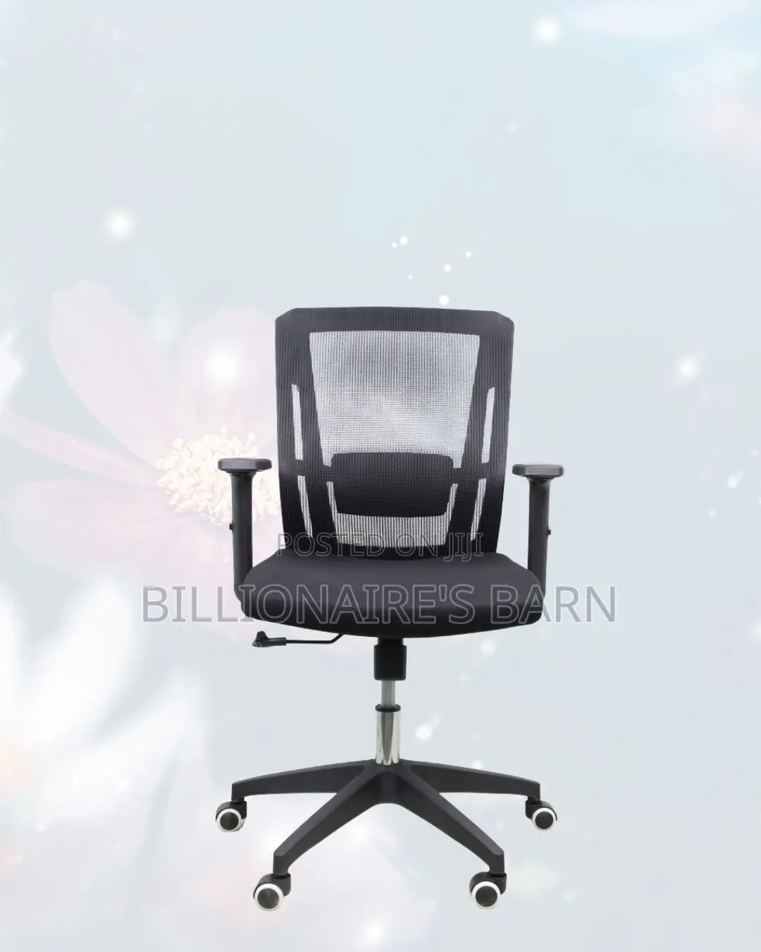 Black Origin Mesh Chair | Adjustable for Different Desk Heights |