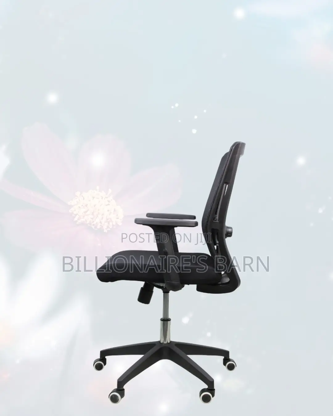 Black Origin Mesh Chair | Adjustable for Different Desk Heights |