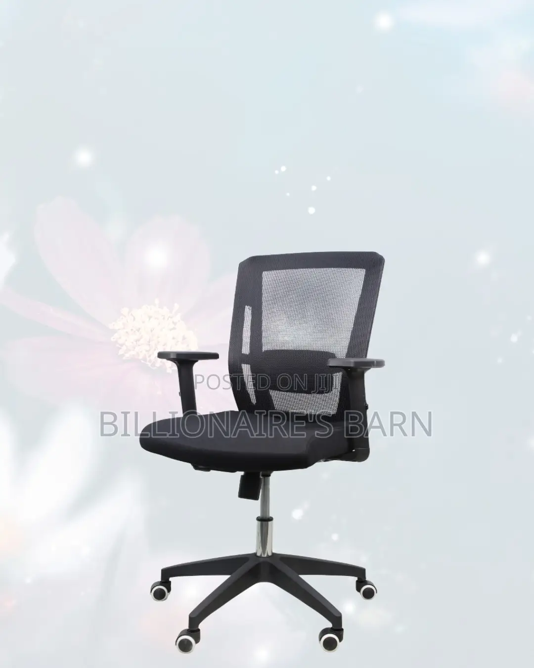 Black Origin Mesh Chair | Adjustable for Different Desk Heights |