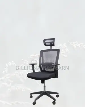 Black Ergonomic Mesh Chair | Adjustable for Different Desk Heights |