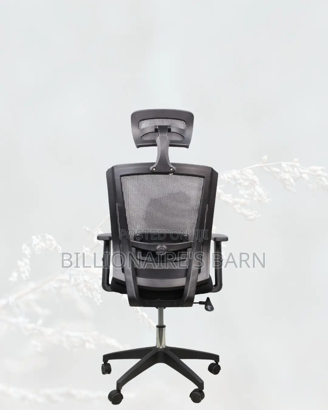Black Ergonomic Mesh Chair | Adjustable for Different Desk Heights |