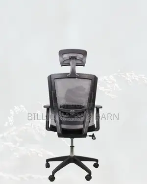 Black Ergonomic Mesh Chair | Adjustable for Different Desk Heights |